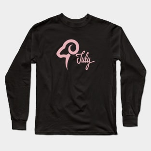 July Coral Blush Ram Long Sleeve T-Shirt